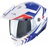 Prilba Scorpion ADX-2 LEWIS White Blue Red Veľkosť: XS (53-54 cm)