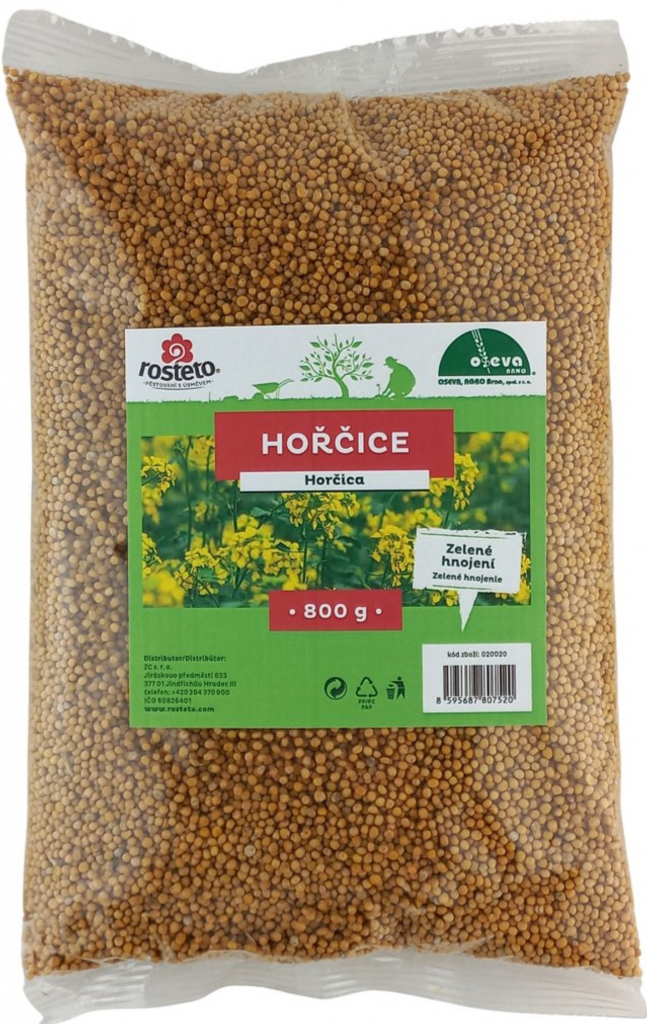 Rosteto Horčičné semeno na zelené hnojenie 800 g