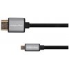 Kabel Kruger&Matz HDMI Micro - HDMI 1.8m czarny (KM1238)