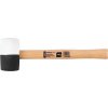 Kladivo Strend Pro HM232 340 g, 290mm, gumené, BlackWhiteHead, drevená rúčka