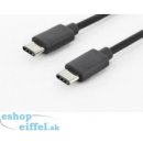 Assmann AK-300138-010-S USB 3.0, USB C M (plug)/USB C M (plug), 1m, černý