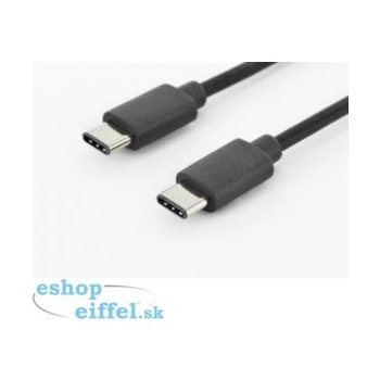 Assmann AK-300138-010-S USB 3.0, USB C M (plug)/USB C M (plug), 1m, černý