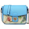 Kabelka crossboby Corry Floral - modrá modrá