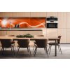DIMEX | Dibond doska za kuchynskú linku | DBW-26060-037 Oranžový abstrakt | 260 x 60 cm + Dibond obkladová doska Dimex do kuchyne Oranžový abstrakt v rozmere 260 x 60 cm