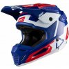 LEATT prilba, model GPX 5.5 V20.1 royal, bielo-modro-červená