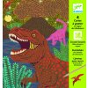 Djeco Vyškrabovacie obrázky Dinosaurus