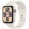 Apple Watch SE (2024) GPS + Cellular 40mm Hviezdne biele hliníkové telo - Hviezdne biely športový remienok S/M / 130-180 mm