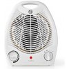 NEDIS horkovzdušný ventilátor/ termostat/ spotřeba 2000 W/ 2 tepelné režimy/ ochrana proti převrácení/ bílý