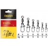 Delphin Karabinka s obratlíkom Rolling Swivel with Micro Snap veľ.14 3 kg 10 ks
