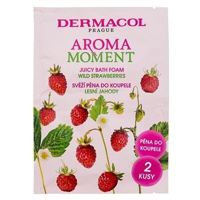 Dermacol Aroma Moment Wild Strawberries pěna do koupele s vůní lesních jahod 2x15 ml unisex