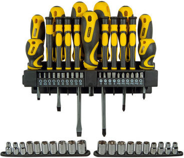 Stanley STHT0-62143 Sada Skrutkovačov - bitov 1|4 - orechov 1|4 (57 ks) (STHT0-62143)