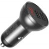 Baseus Digitálny displej autonabíjačka s portami 2x USB-A - 24W - tmavosivá CCBX-0G - možnosť vrátiť tovar ZADARMO do 30tich dní