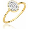 Blink-Blink Výrazný diamantový prsteň 0.14 ct 1702ZDB