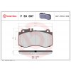 Sada brzdových platničiek, vždy 4 kusy v sade BREMBO P 50 087 (P50087)
