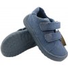 Protetika Detské plátené barefoot topánky KORO Navy