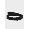 OPASOK GANT ELASTIC BRAID BELT BLACK