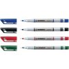 Liner 189 odpruženým hrotom Stabilo Sensor 0,3mm - Červená, červená náplň, stopa 0,3 mm