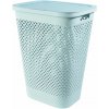Koš na prádlo Curver Pure 55 l modrý s víkem