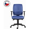 Powerton Kancelárske ergonomické kreslo Hana, Modré (Ergonomické kreslo Powerton HANA modré)