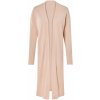 esmara® Dámsky dlhý kardigán bledoružová, L 44/46 (100383090)