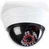 NEDIS atrapa bezpečnostní kamery s infračervenou LED/ dome/ IP44/ venkovní i vnitřní/ bílá