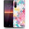 Picasee silikónový čierny obal pre Sony Xperia 10 II - Farebná strecha