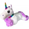 CDMC.cz Plyšový jednorožec ležiaci fialový 42 cm (8768)