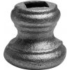 PSG Ozdobný návlek pre kovaný plot, bránu a zábradlie 41.001, 39x40 mm, otvor 12,5 x 12,5 mm