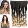 Clip in pás - kučery - ombre - odtieň Black T 16 - odtieň Black T 16