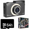Čierny digitálny fotoaparát 4K 50MP s automatickým zaostrovaním IPS 2.4 palca 8x zoom + 64GB karta