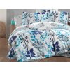 Brotex obliečky Satén Garden blue 240x200 70x90