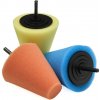 Leštiace kužeľové hubky na disky 150 mm sada 3 ks. KD1592