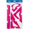 Sada pravítok MILAN Flex&Resistant (séria Acid) - ružová