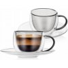 ORION Šálka s tanierikom Double espresso 2 x 100 ml