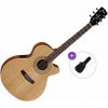 Cort SFX-ME Basic SET Open Pore Natural Elektroakustická gitara Jumbo