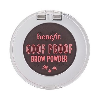 Benefit Goof Proof Brow Powder voděodolný pudr na obočí 1.9 g odstín 5 Warm Black-Brown