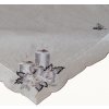 Vianočný obrus Raebel strieborné sviečky 40x140 cm