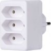 PremiumCord Roztrojka 230V biela 3x2,5A ppr03
