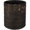 Clayre & Eef Čierny antik kovový stojan na rastliny Planio - Ø 29*53 cm - Clayre & Eef