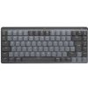 Logitech® MX Mechanical Mini Minimalist Wireless Illuminated Keyboard - GRAPHITE - US INT'L - 2.4GHZ/BT - TACTILE (920-010782)