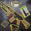 Specna Arms STARTER PACK set SA M4A1 RIS (SA-C03 CORE™ HAL ETU™) - Čierna / piesková