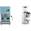 Profitec GO, blue + Rocket Espresso SUPER FAUSTO, chrome