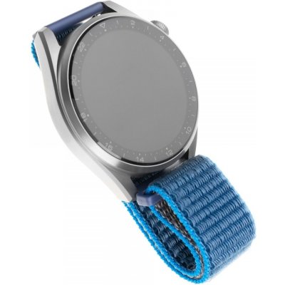 FIXED Nylon Strap s šířkou 22mm pro smartwatch, temně modrý - modrá, 22 mm FIXNST-22MM-DBL