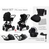 Moon PIÚ Maxi set Black chrome - ONYX BLACK
