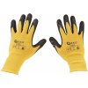 Potiahnuté ochranné rukavice veľkosť 8 – žlté (12/240) (Geko G75011)
