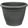 Nohelgarden Květník NAXOS plastový antracitový 35x26cm