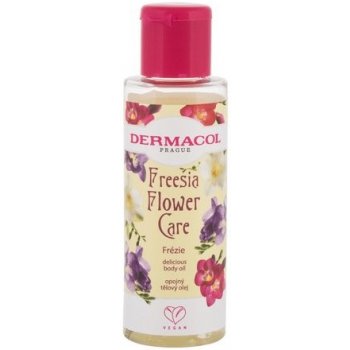 Dermacol Flower Care Freesia luxusný telový výživný olej 100 ml