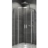 SanSwiss TOPR 50 100 50 22 Sprchový kout čtvrtkruhový 100×100 cm, aluchrom/durlux