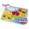 Bigjigs Toys Vkladacie puzzle dopravné prostriedky