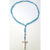 Ruženec: klasický na zapínanie - modrý - A-5b-KA9-X10